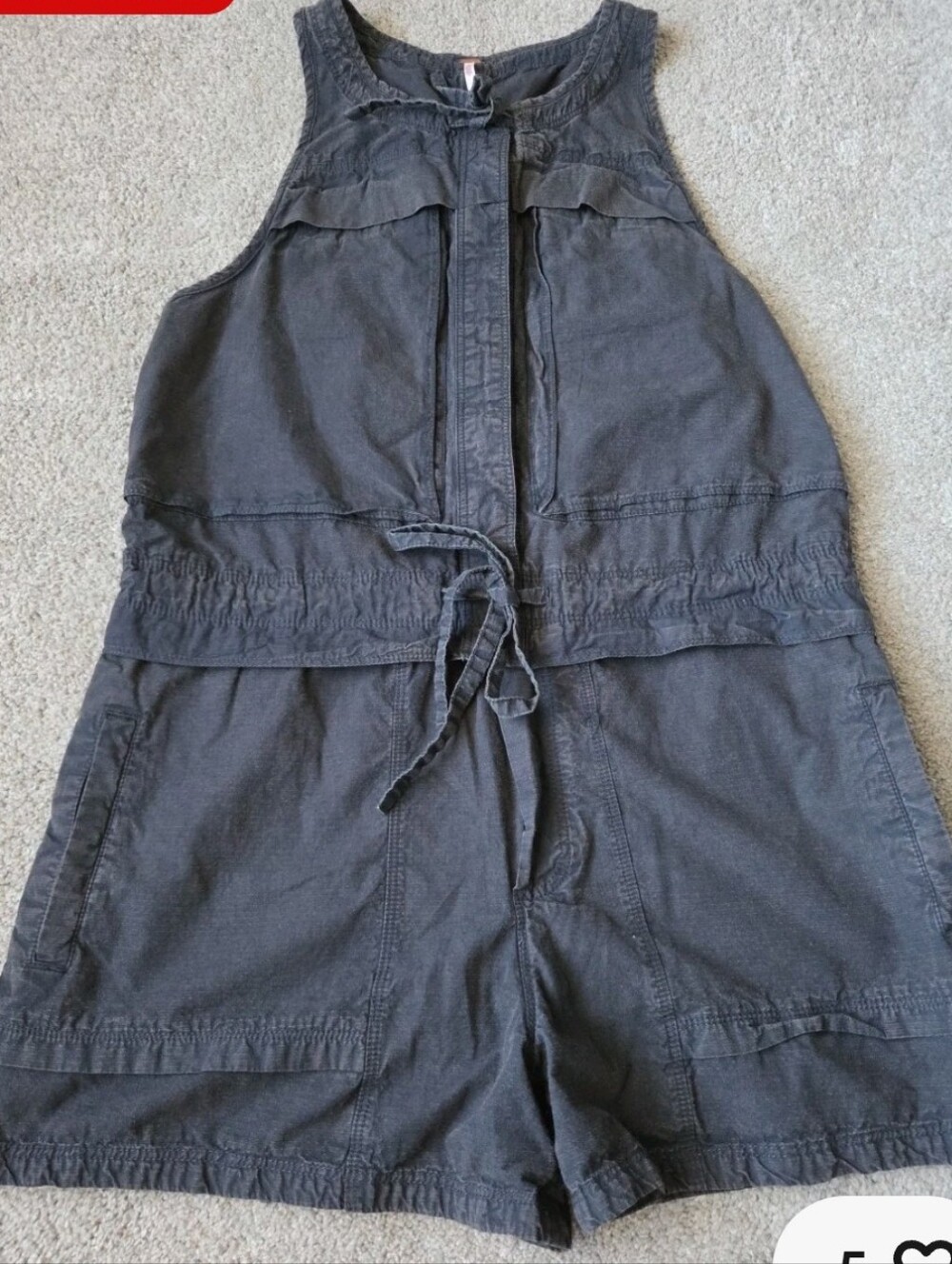 Mineral Wash Black One-Piece Short Romper | Size Small (-Med) | EUC - Picture 4 of 16